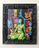 Malice Benefit! Malice in the Secret Garden Framed Archvial CANVAS Art Print