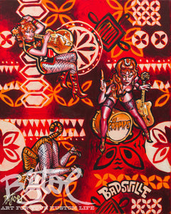 Badsville Archival CANVAS Art Print - Select Size