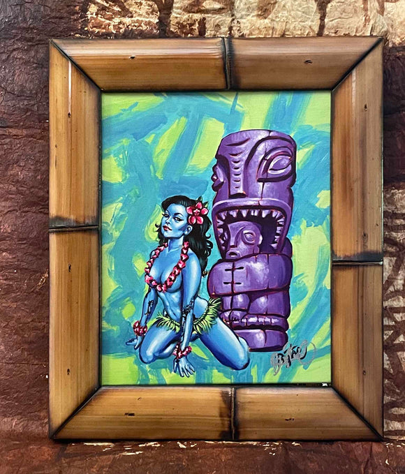 Cannibal Queen FRAMED CANVAS Art Print