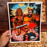 Death of Magellan Archival PAPER Art Print - Select Size