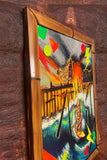 SOLD - Death to Invaders Original Acrylic Painting
