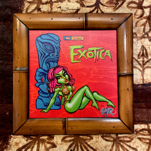 Exotica FRAMED CANVAS Art Print