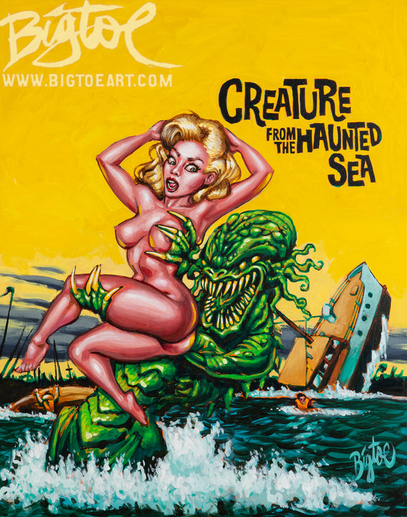 Haunted Sea Archival PAPER Art Print - Select Size