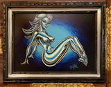 SOLD - Mudflap Girl Original Acrylic Painting