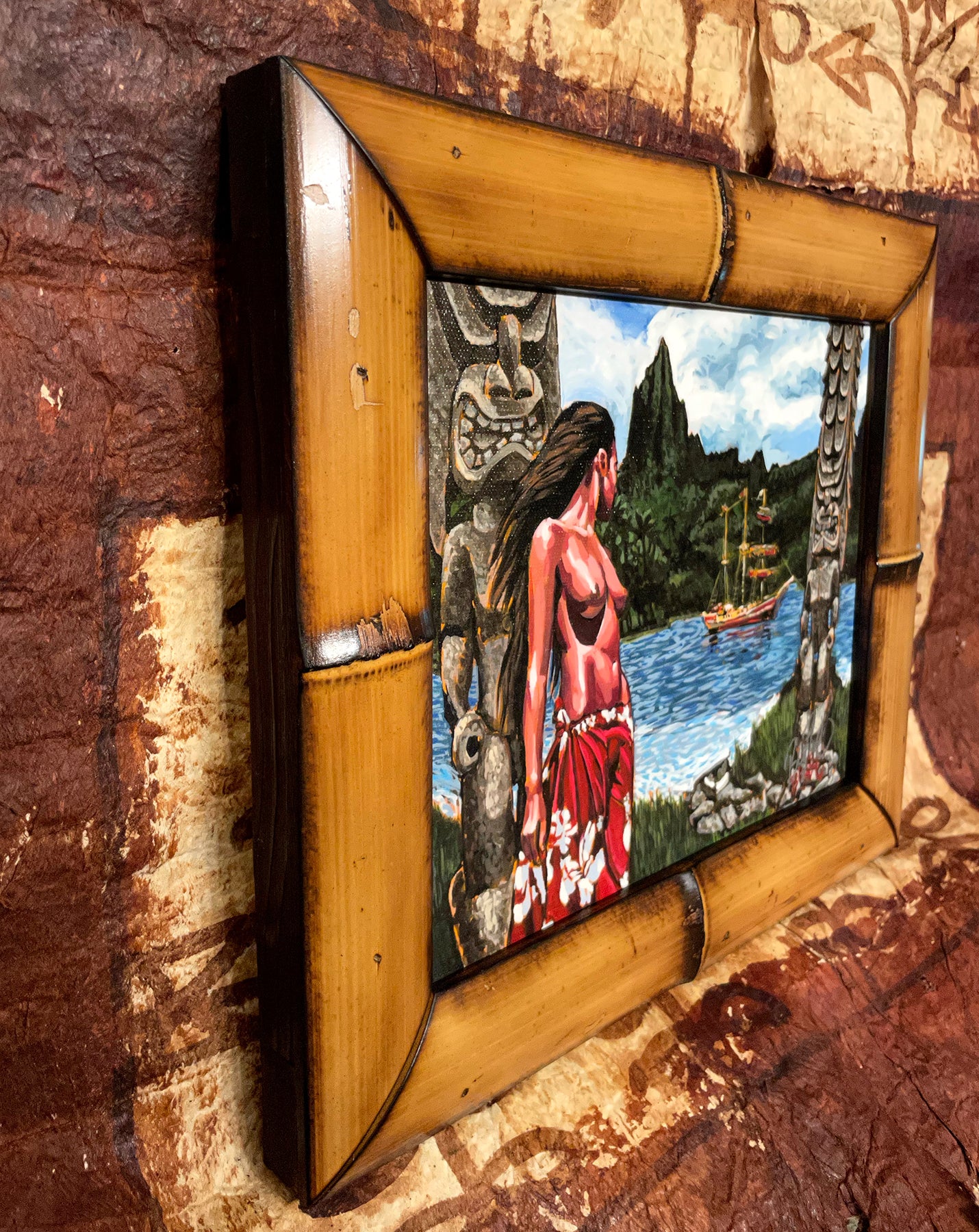 Forbidden Island Framed Canvas Art Print – BigToe Art
