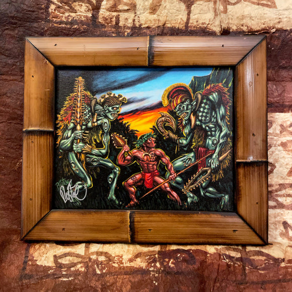 Nightmarchers Framed Canvas Art Print