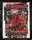 Krampus Christmas Screenprint Poster