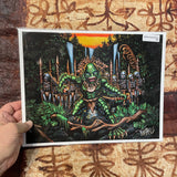 Lagoon Warrior Archival PAPER Art Print - Select Size