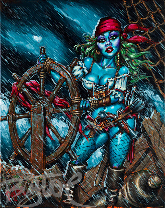 Lashed to the Wheel Archival PAPER Art Print - Select Size
