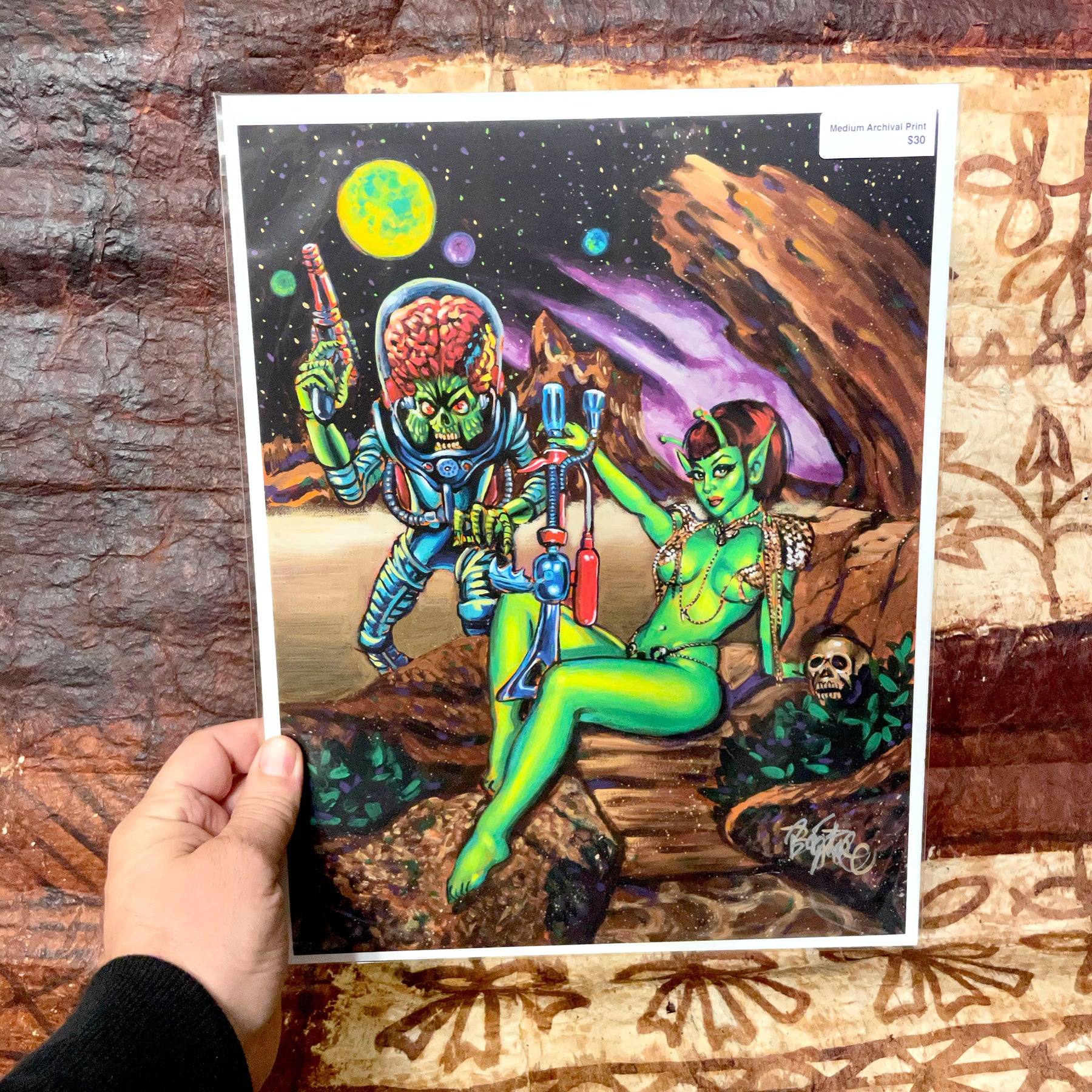 ☆marsan☆様　オーダーページです Mars Attracts Archival PAPER Art Print - Select Size – BigToe Art