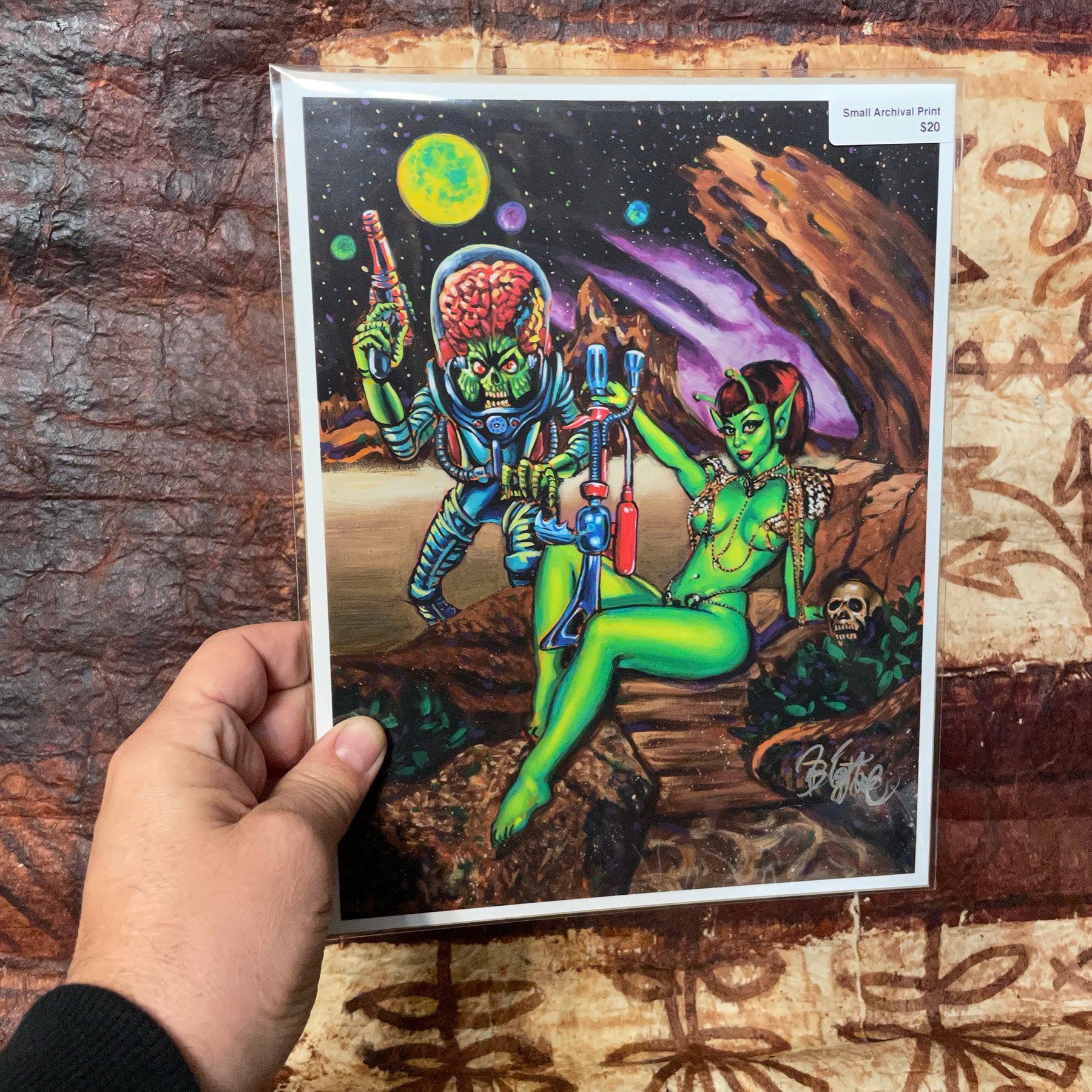 ☆marsan☆様　オーダーページです Mars Attracts Archival PAPER Art Print - Select Size – BigToe Art