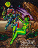 Mars Attracts Archival PAPER Art Print - Select Size