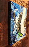 Moai Shack Archival CANVAS Art Print - Select Size