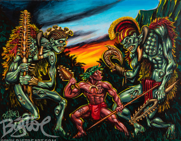 Nightmarchers Archival PAPER Art Print - Select Size