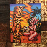 Pagan Ritual Archival CANVAS Art Print - Select Size