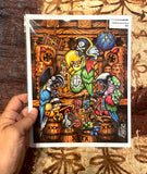 Parrots of the Caribbean Archival PAPER Art Print - Select Size