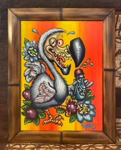 SOLD - Passionfruit Dodo Original Acrylic Painting