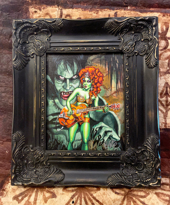 Queen and the Creature Art Print