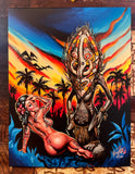 Sepik River Seduction Archival Canvas Art Print - Select Size