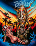 Sepik River Seduction Archival Canvas Art Print - Select Size