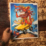 Surfink Surfite Archival PAPER Art Print - Select Size