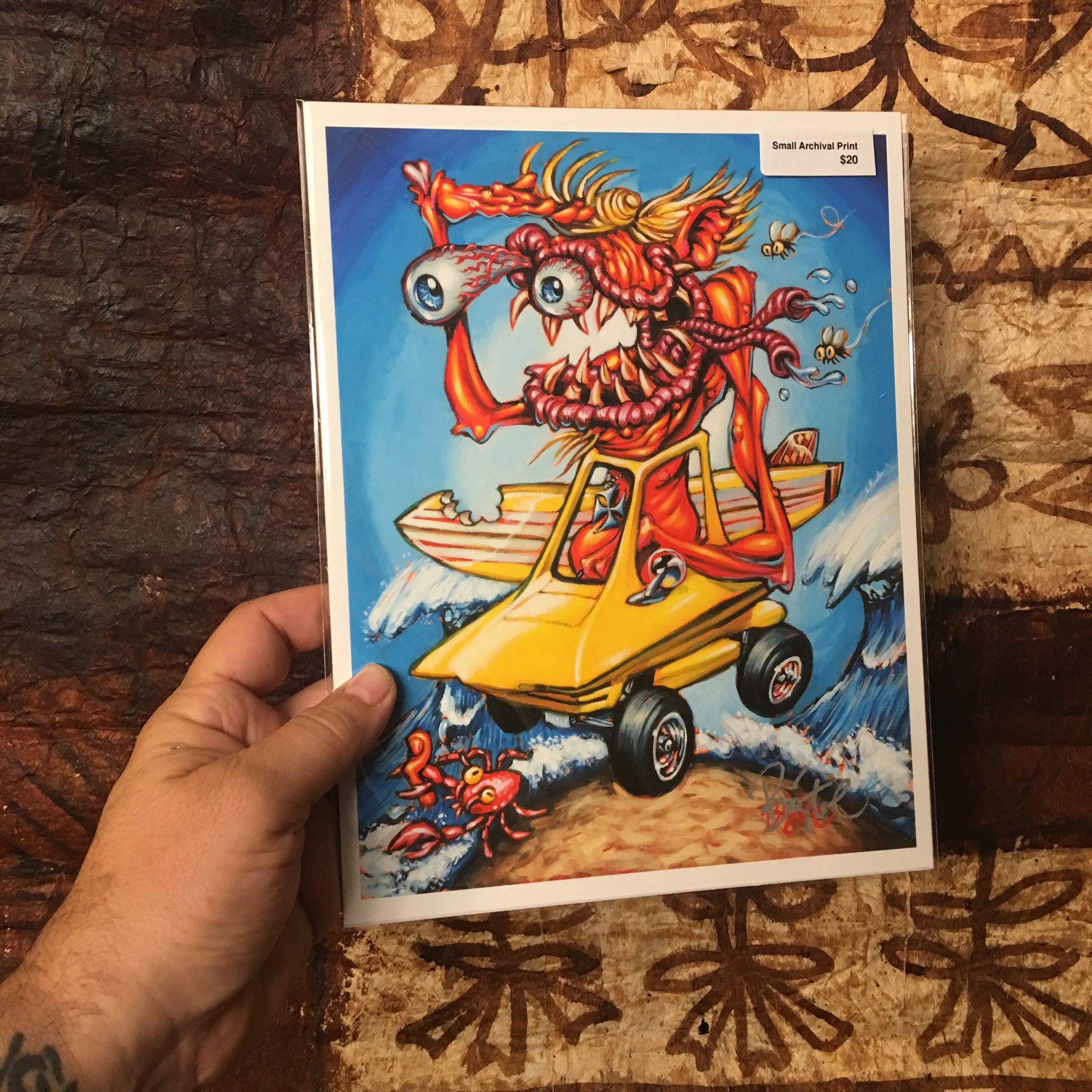 Surfink Surfite Archival PAPER Art Print - Select Size – BigToe Art