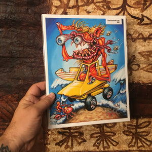 Surfink Surfite Archival PAPER Art Print - Select Size