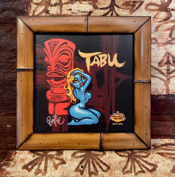 Tabu FRAMED CANVAS Art Print