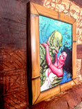 The Shape of Water Archival Canvas Art Print in Custom Bamboo Frame
