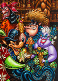 Trader Oogies Tiki Room Archvial CANVAS Art Print - Select Size
