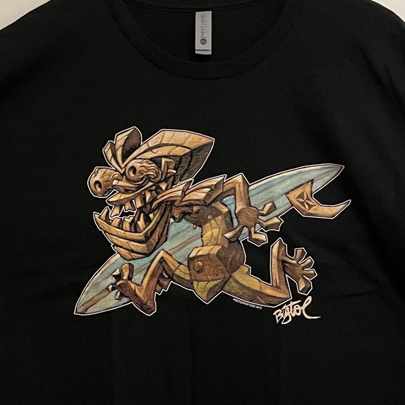 Tiki Surfer Mens T-shirt