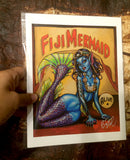 Fiji Mermaid Archive PAPER Art Print - Select Size