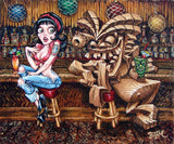 Ruby's Dilemma Archival CANVAS Art Print - Select Size
