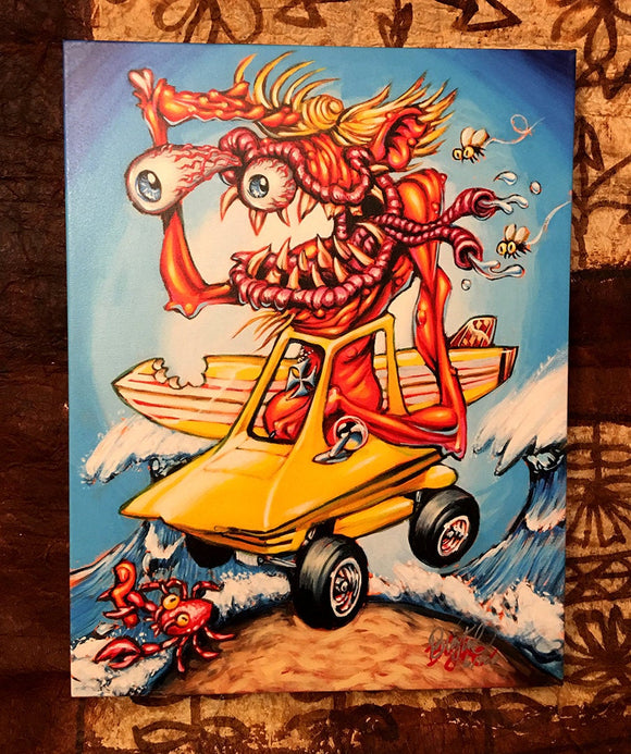 Surfink Surfite Archival CANVAS Art Print - Select Size