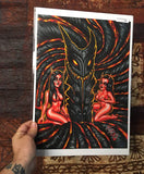 Rum Demon Archival PAPER Art Print - Select Size