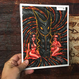 Rum Demon Archival PAPER Art Print - Select Size