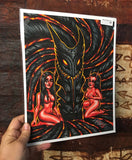 Rum Demon Archival PAPER Art Print - Select Size