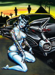 Graveyard Girlfriend Archival PAPER Art Print - Select Size