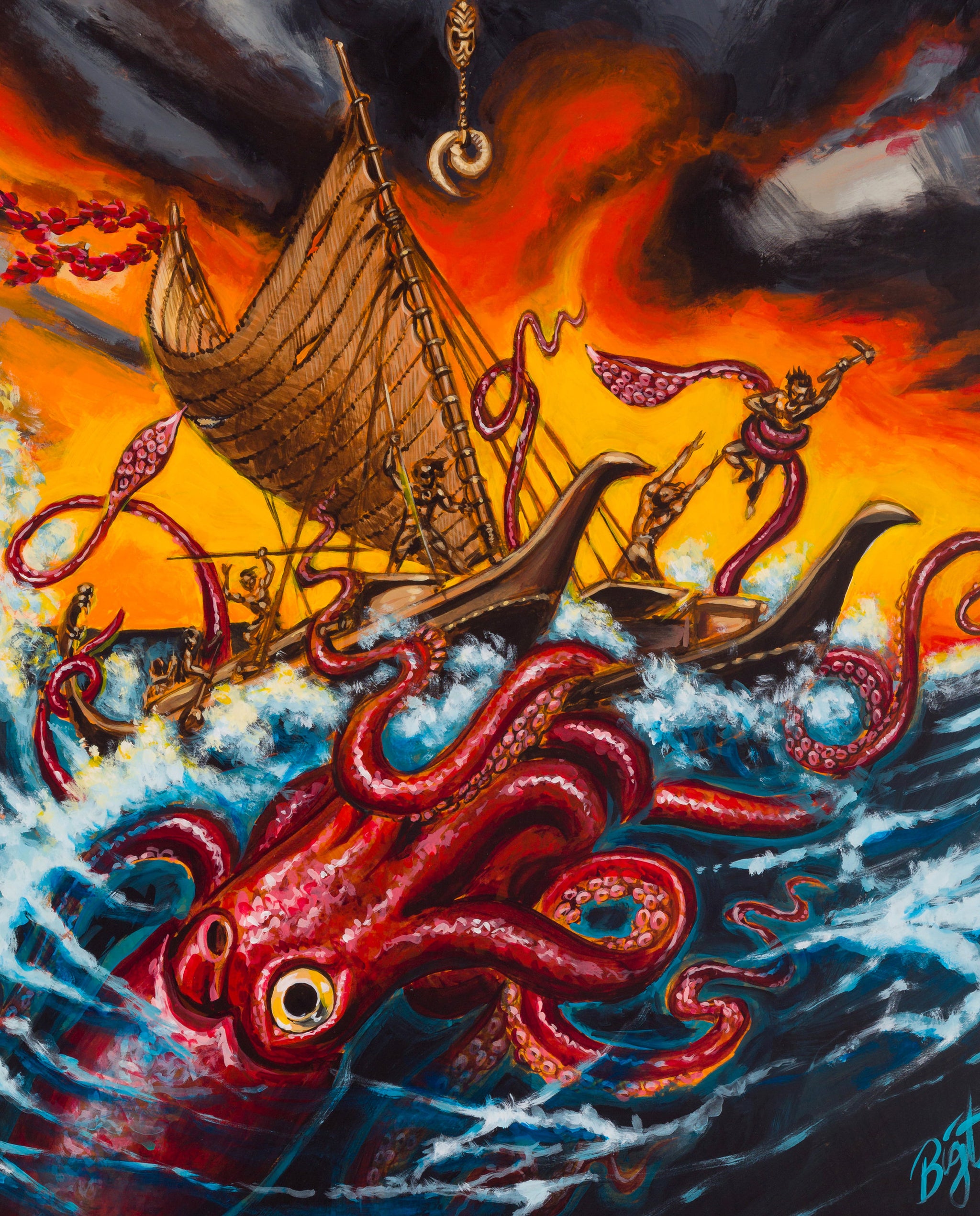 Legend of Laka Archival CANVAS Art Print - Select Size – BigToe Art