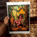 Jaguar Queen Archival PAPER Art Print - Select Size