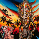 Sepik River Seduction FRAMED CANVAS Art Print