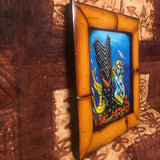 Dark Kanaloa FRAMED CANVAS Art Print