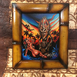 Sepik River Seduction FRAMED CANVAS Art Print