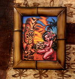Pagan Ritual FRAMED CANVAS Art Print