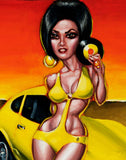 Audrey's Opel Archival PAPER Art Print - Select Size