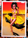 Audrey's Opel Archival PAPER Art Print - Select Size