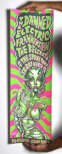 Electric Bride Screenprint Poster for Electric Frankenstein, The Damned