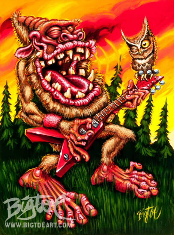 Backwoods Boogie Archival PAPER Art Print - Select Size