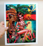 Island Serenade Archival PAPER Art Print - Select Size