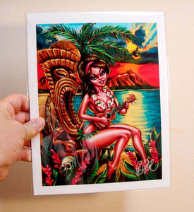 Island Serenade Archival PAPER Art Print - Select Size